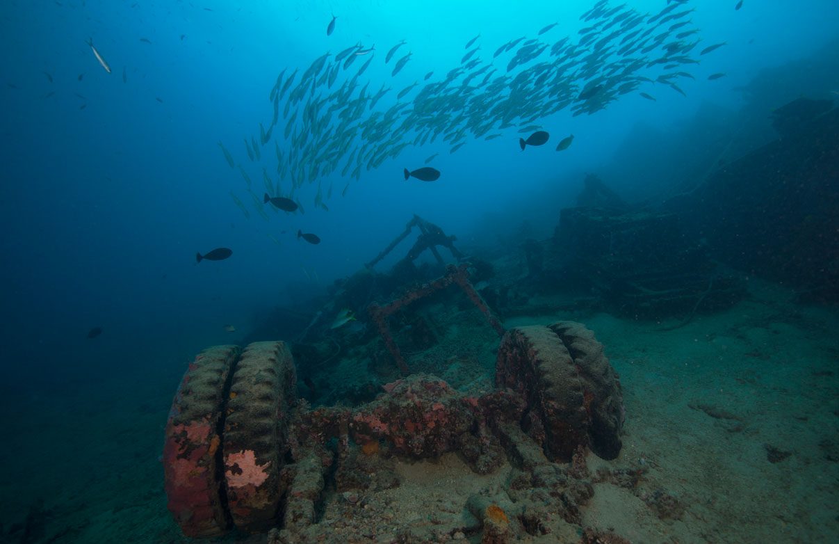 Diveplanit diving Vanuatu Santo Pacific Dive Million Dollar Point_JJ38778