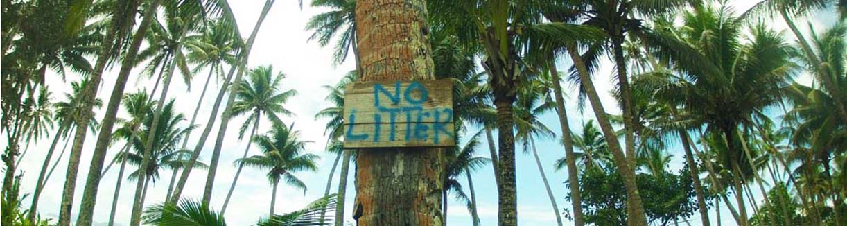 No litter banner