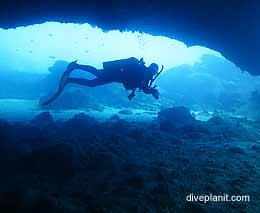 West white beach cave diving christmas island feature