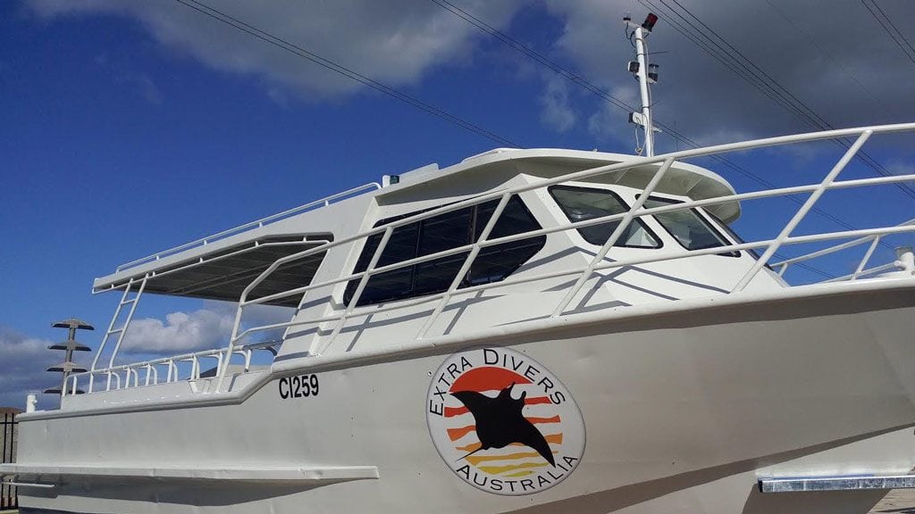 Extra Divers Australia Christmas Island Australia WA new boat for diving