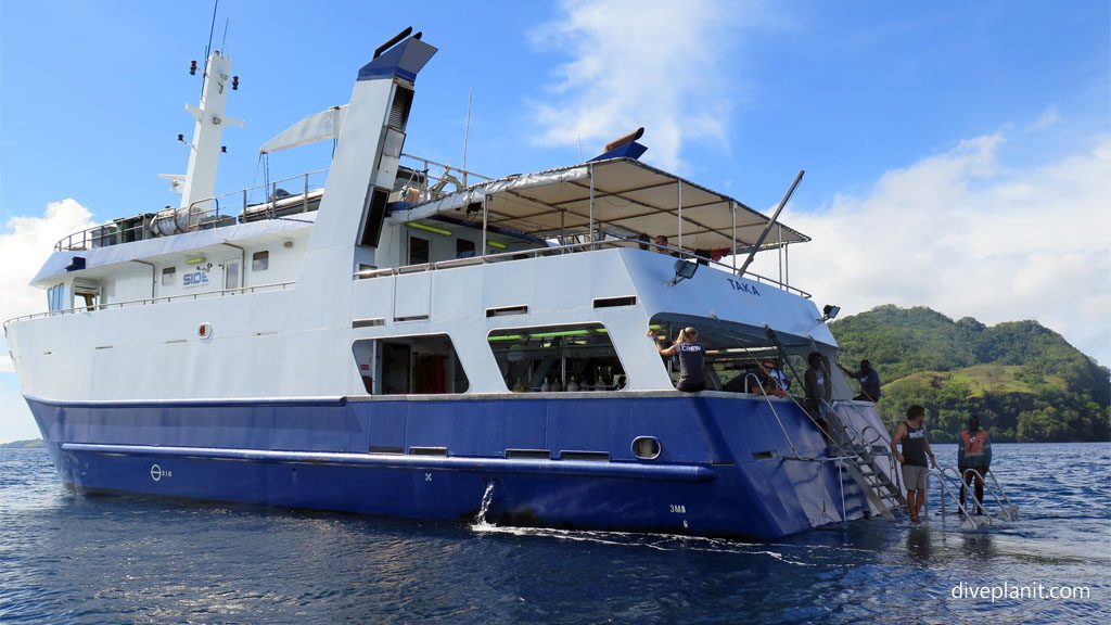 MV Taka Solomon Islands Liveaboard from the water Diveplanit Blog 0284