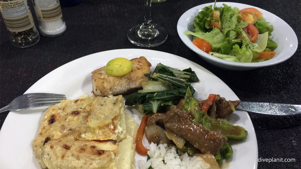 Tasty meal aboard MV Taka Solomon Islands Liveaboard Diveplanit Blog 4014