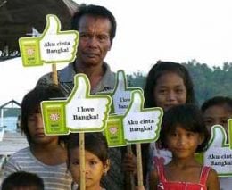 Save bangka island banner