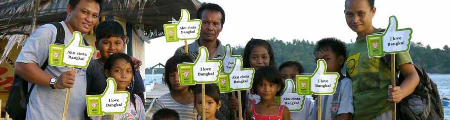 Save bangka island banner