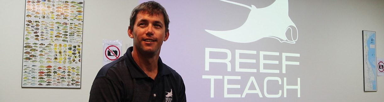 Gareth philips of reef teach cairns great barrier reef learning and appreciation diveplanit banner