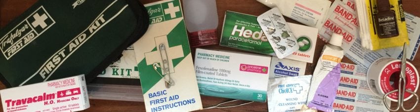 Your personal scuba diving first aid kit – a handy checklist