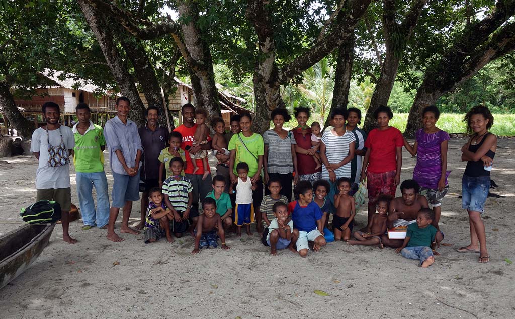 Lories family in Milne Bay Papua New Guinea marine conservation