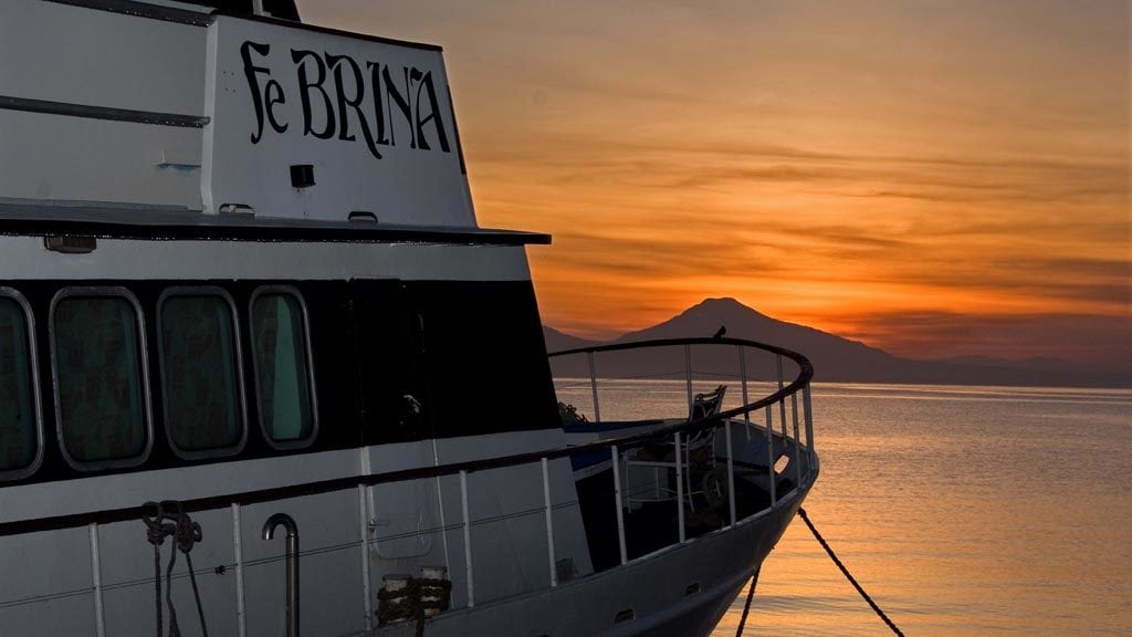 Mv febrina liveaboard kimbe bay new britain milne bay png papua new guinea evening