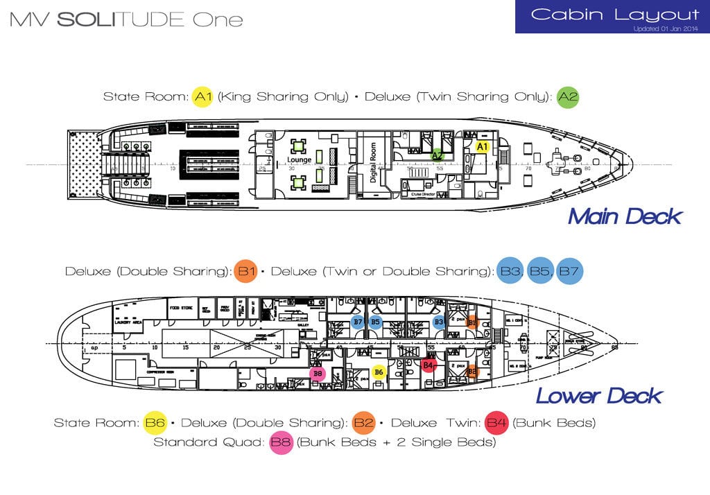 Solitude one liveaboard koror palau puerto princesa palawan philippines layout