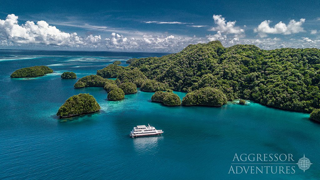 3 palau aggressor ii liveaboard palau arial