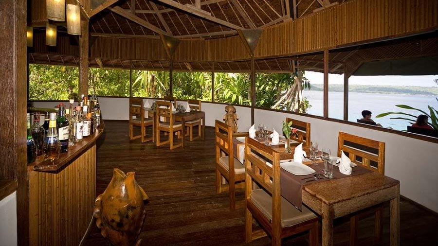 Extra divers at nabuccos cape paperu resort saparua island ambon indonesia | restaurant