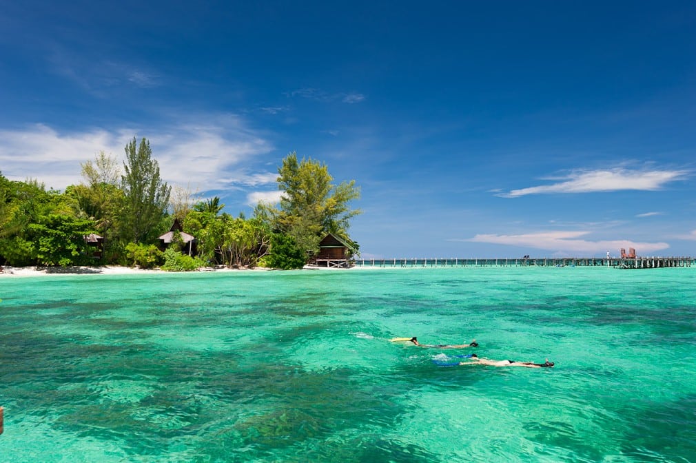 Lankayan island sabah borneo malaysia snorkelling house reef
