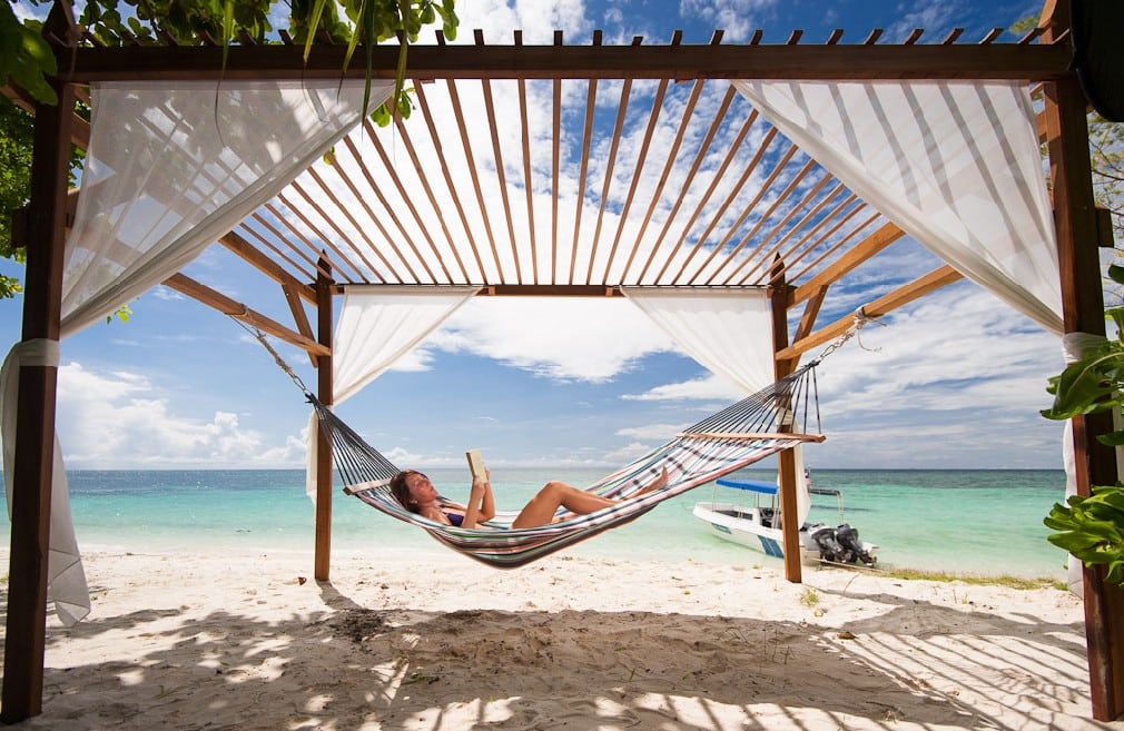 Lankayan island sabah borneo malaysia hammock