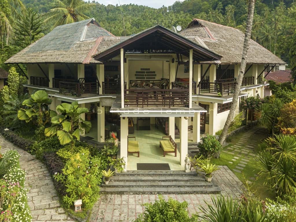 Solitude lembeh resort bitung north sulawesi indonesia restaurant lobby