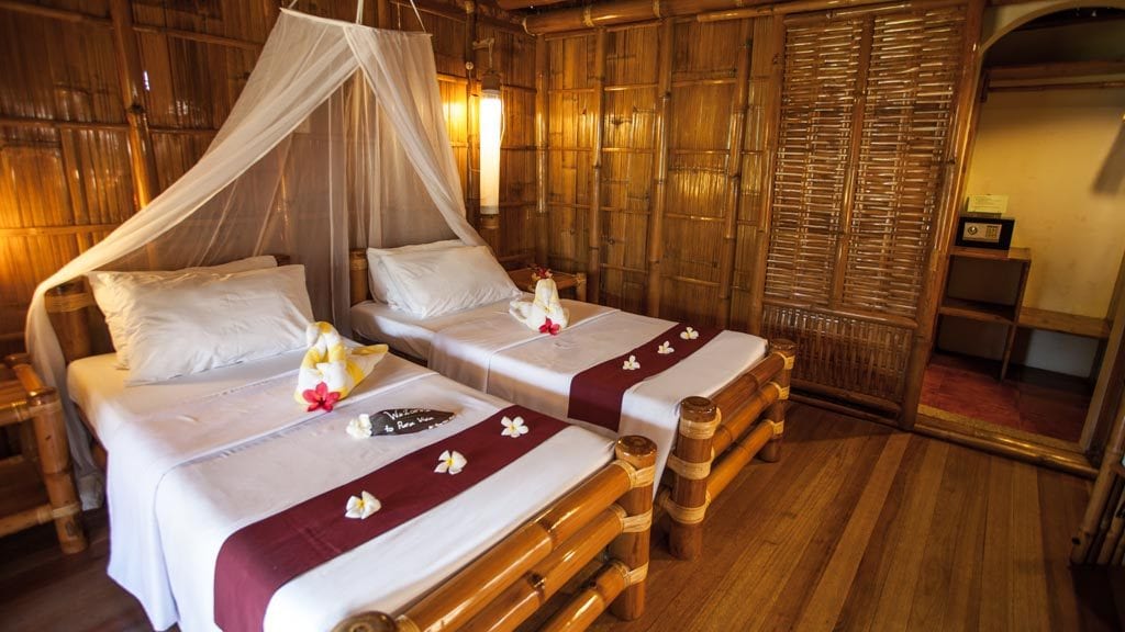 Sea explorers dauin pura vida beach dive resort dauin philippines twin bedroom