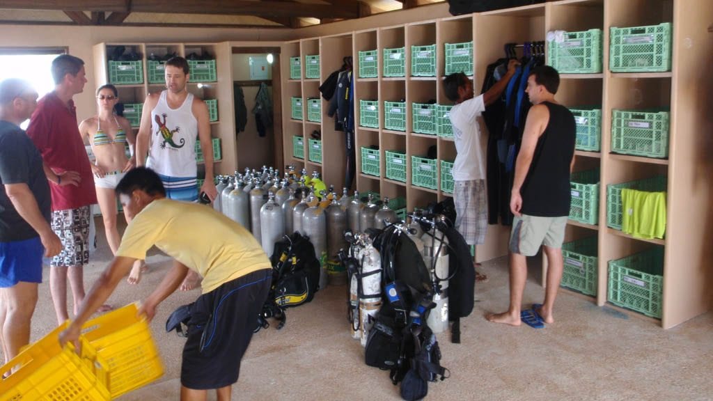 Asia divers at el galleon resort puerto galera mindoro philippines equipment