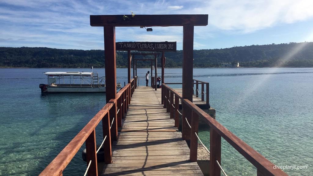 Hideaway island dive port vila vanuatu jetty