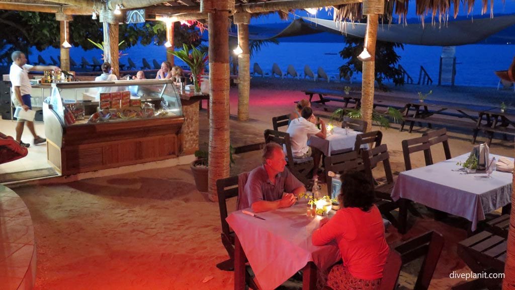 Hideaway island dive port vila vanuatu restaurant