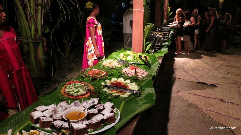 Hideaway island dive port vila vanuatu melanesian feast