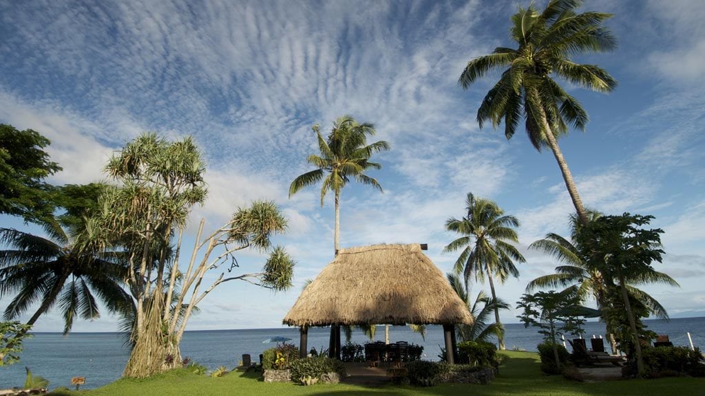 Paradise taveuni resort scuba diving in fiji taveuni fiji bure deck view