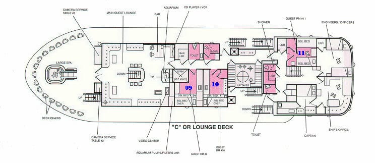 Ss thorfinn liveaboard truk deck plan c deck