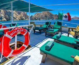 Solmar v liveaboard socorro guadalupe mexico sundeck feature