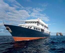 Galapagos Master liveaboard offers 7 & 10 night trips diving Galapagos Islands: Wolf Island, Darwin Island, amongst others where you will see hammerhead sharks & whale sharks, manta rays & eagle rays, green turtles & hawksbill turtles, seals & dolphins