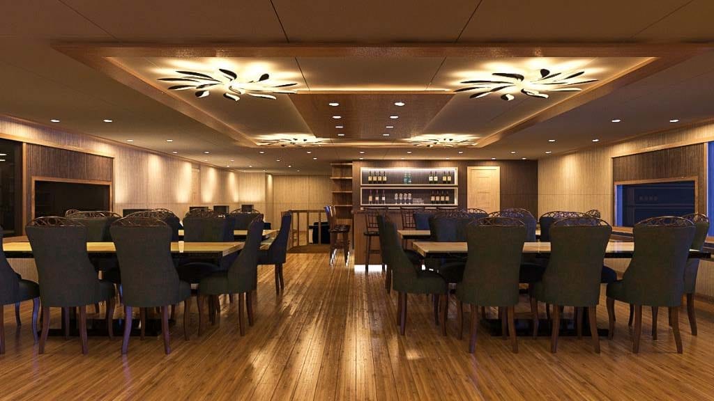 Emperor Explorer Liveaboard – Best Maldives dive itineraries dining area