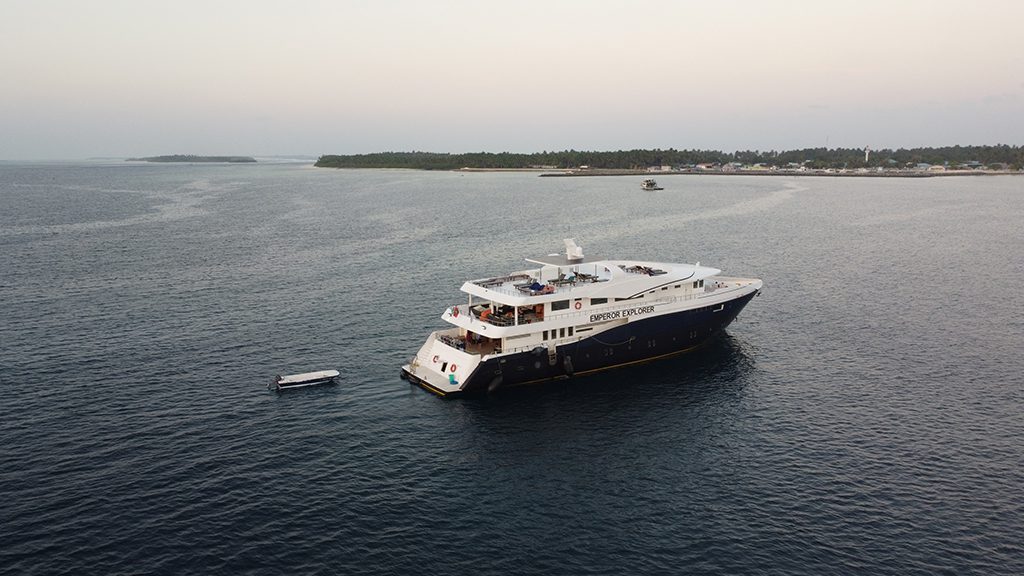 4 emperor explorer liveaboard maldives hero aerial