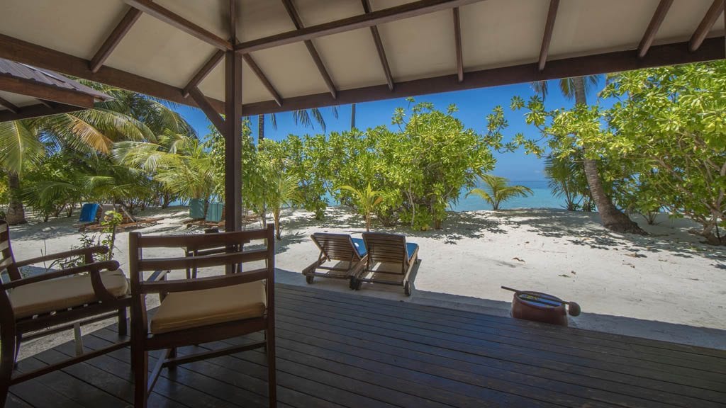 7 Filitheyo Island Resort & Werner Lau Dive Centre, Maldives - superior villa veranda