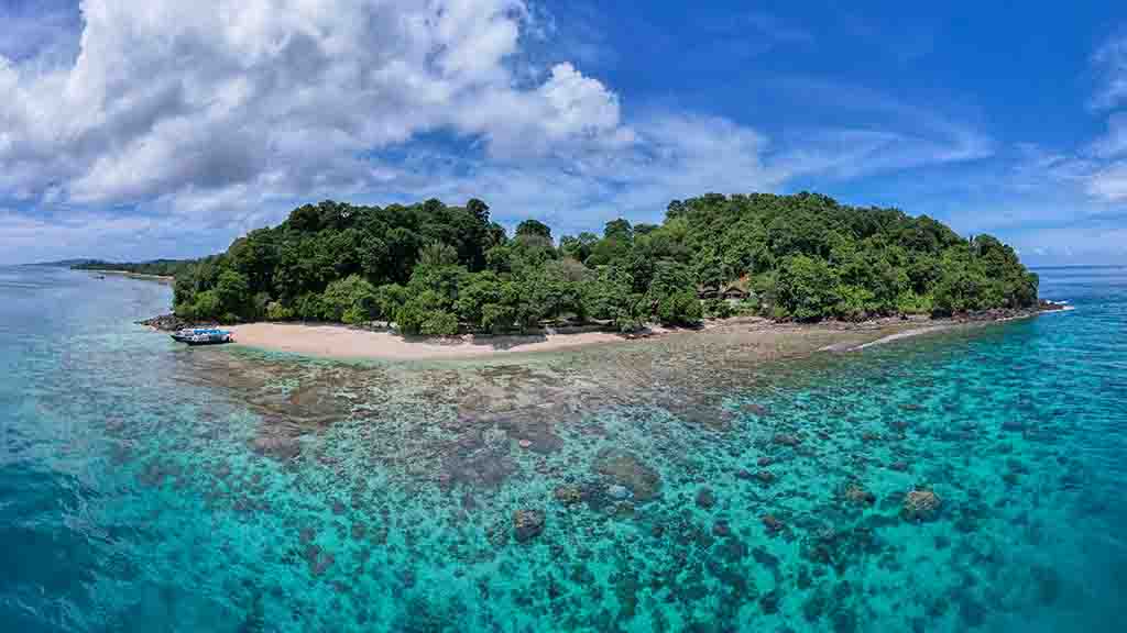 2 murex bangka resort housereef beach