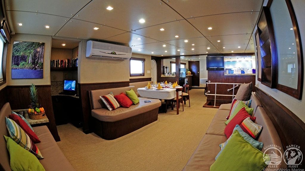 5 Okeanos Aggressor 1 Liveaboard Cocos Island, Costa Rica salon