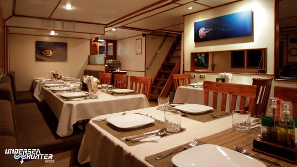 6 Argo Liveaboard, Cocos Island, Costa Rica dining room