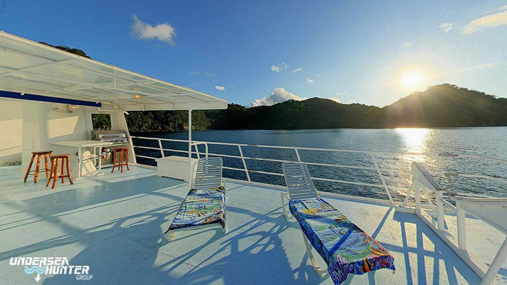 8 Sea Hunter Liveaboard, Cocos Island, Costa Rica sundeck