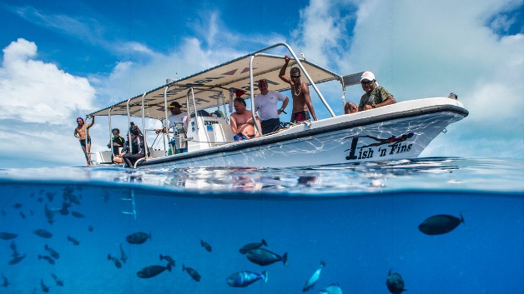 Fish n Fins Palau | Fish and Fins Dive Center Palau divers on boat