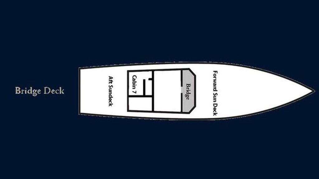 Damai Liveaboard, (Damai I), Raja Ampat, Komodo, Ambon deckplan2