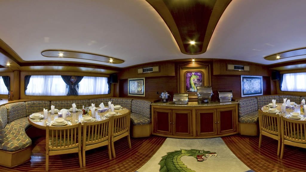 3 M/Y Excellence Liveaboard | Red Sea dive cruises dining room