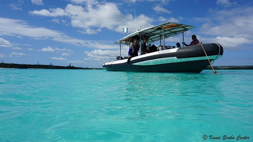 kunie dive center dive boat Diving new caledonia isle of pines