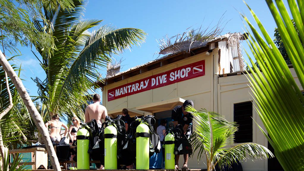 Mantaray Island Resort, Yasawa Islands, Fiji Islands dive shop