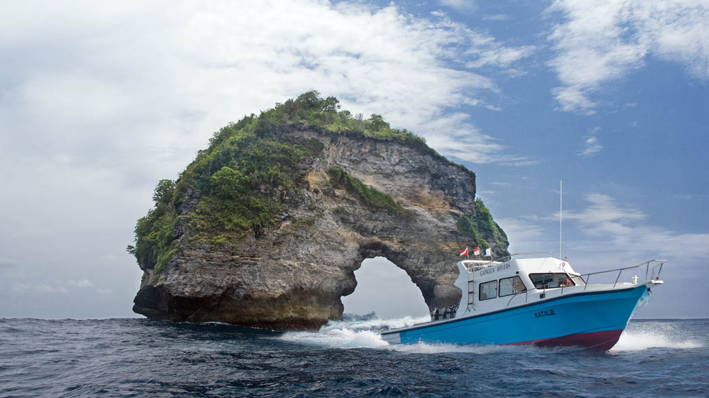 Gangga Divers at Lotus Bungalows Candidasa, Bali, Indonesia - Dive Boat