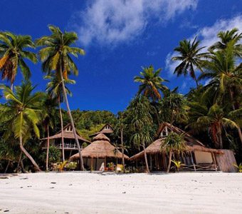 The luxury Misool Eco Resort is located on a remote private island nestled in the Misool archipelago deep in the richest most biodiverse area of Raja Ampat