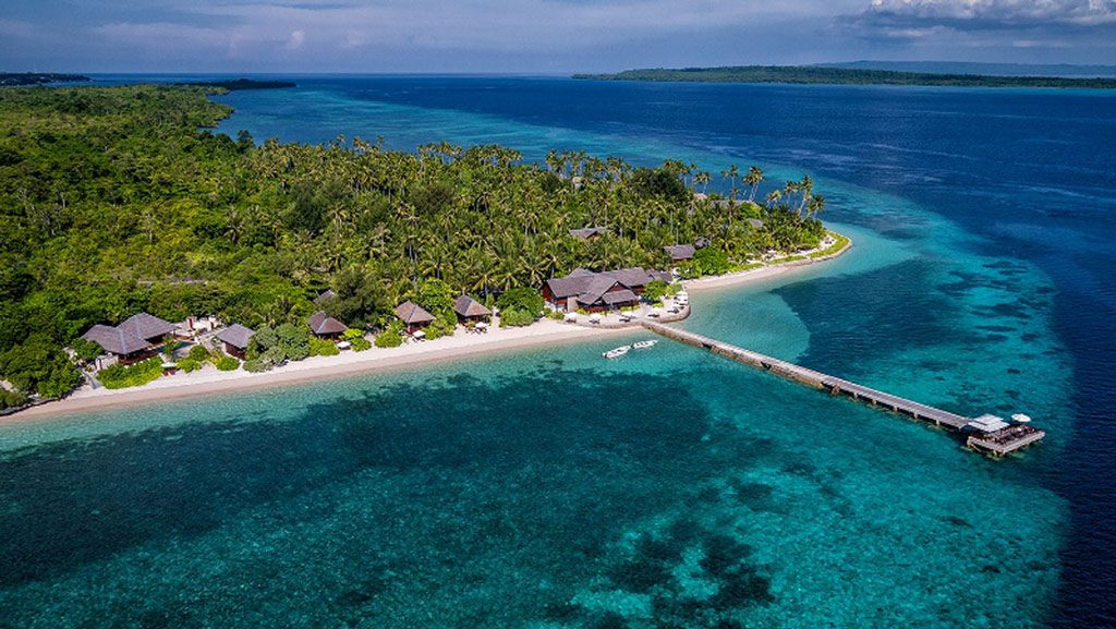 Wakatobi Dive Resort Pulau Tolandono Central Sulawesi - Aerial View Credit Didi Lotze