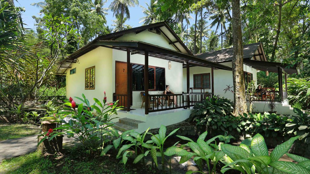 Murex Manado Dive Resort North Sulawesi Indonesia - Bungalows in Garden