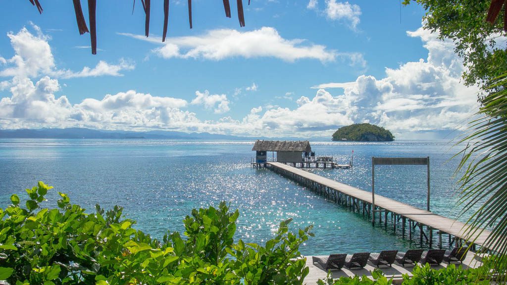 Papua Diving Resorts, Sorido Bay Resort, Kri Island, Raja Ampat, Indonesia - Breakfast View