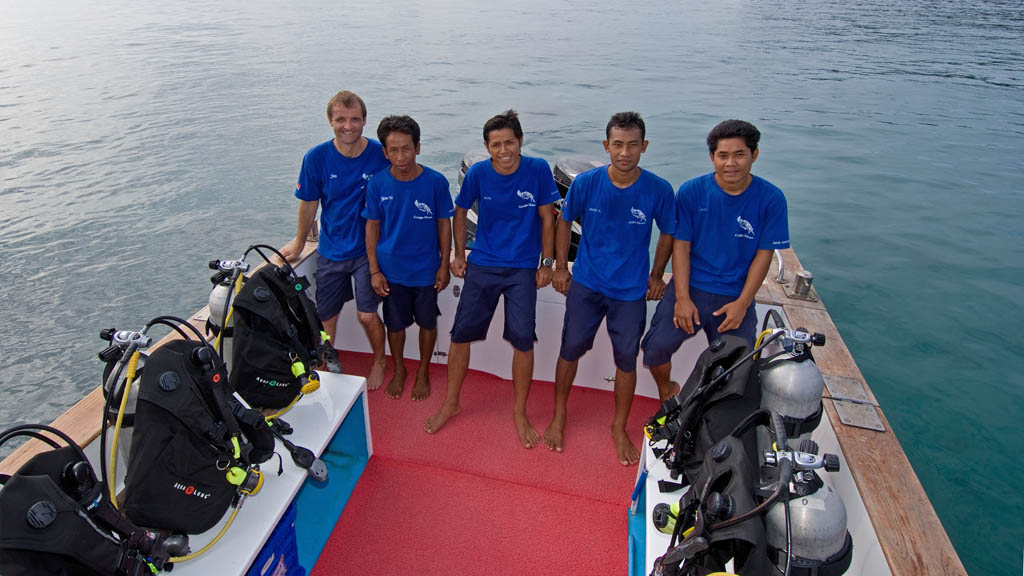 Gangga Divers at Lotus Bungalows Candidasa, Bali, Indonesia - Dive Team