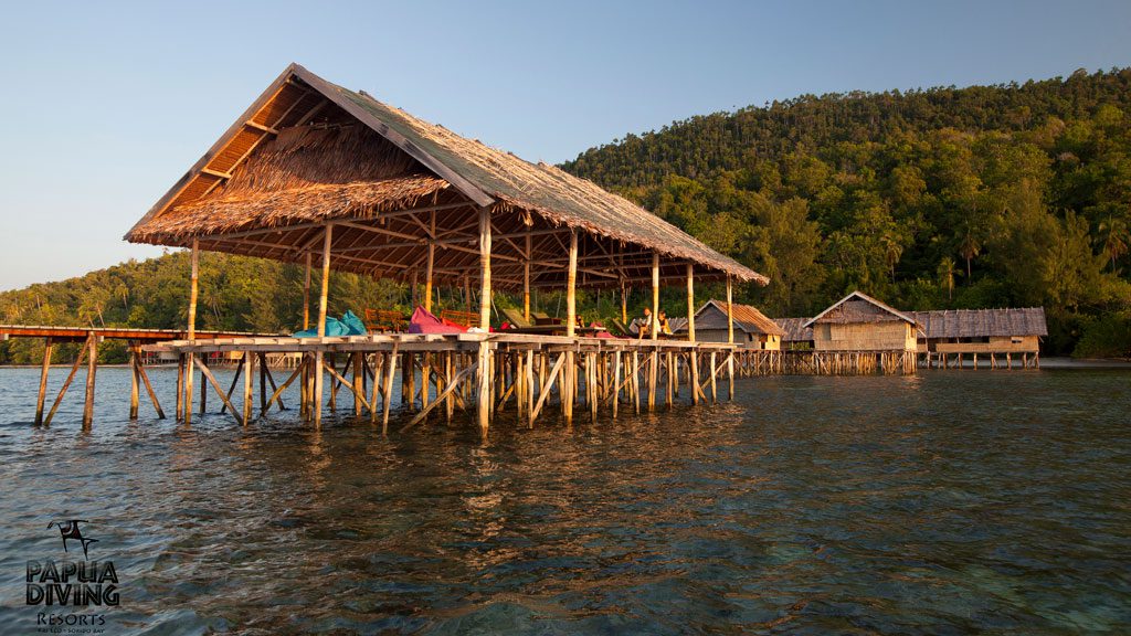 Kri Eco Resort diving with Papua Diving, Kri Island, Raja Ampat, Indonesia - Lounge