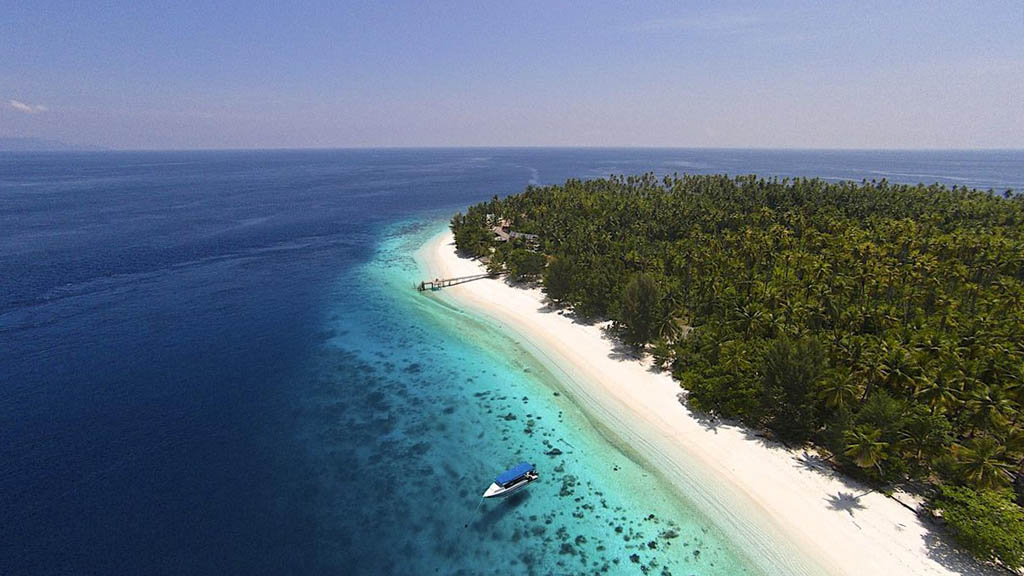 Agusta Eco Resort Agusta Island Raja Ampat Indonesia - Beachfront with Boat Hero