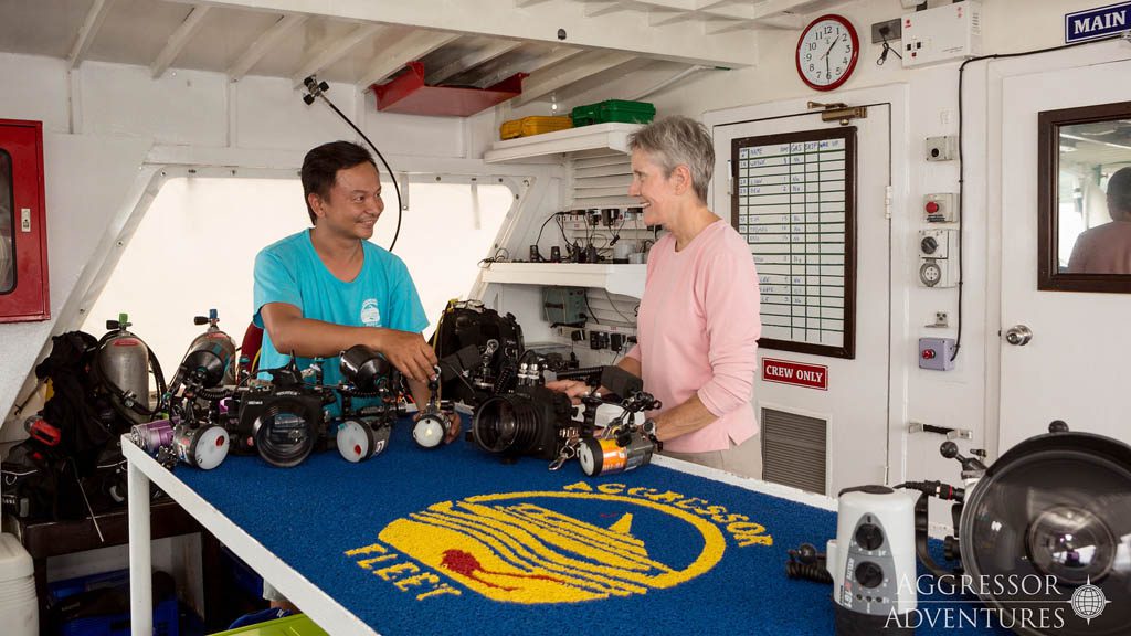 Thailand Aggressor with Similans and Northern Andaman Sea itineraries - Dive Deck