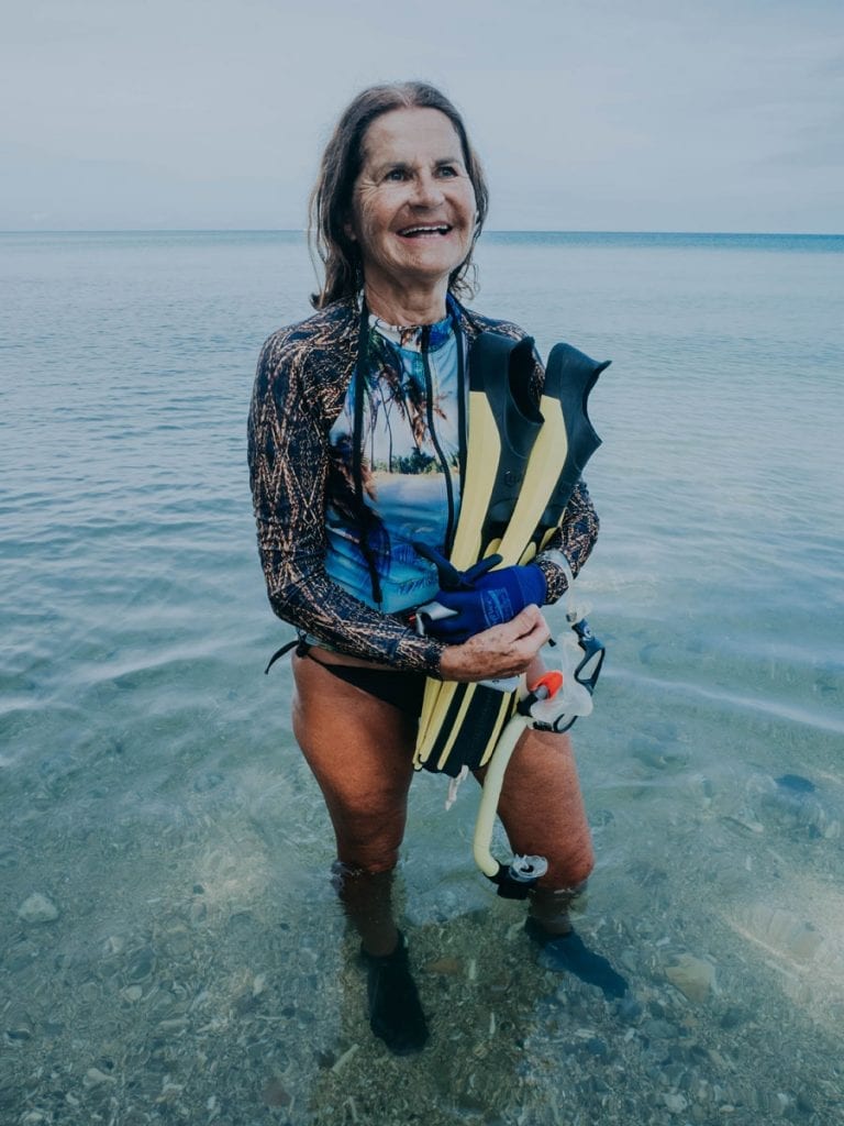 7 Noumea’s snorkelling senior citizen science in action