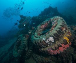 Diving Espiritu Santo is synonymous with diving the SS President Coolidge, but there's also the infamous Million Dollar Beach and the USS Tucker plus reefs